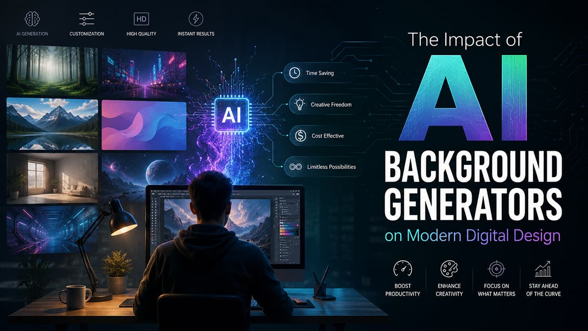The Impact of AI Background Generators on Modern Digital Design