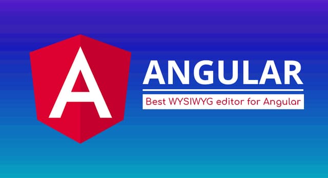 Best WYSIWYG editor for Angular | Geekboots