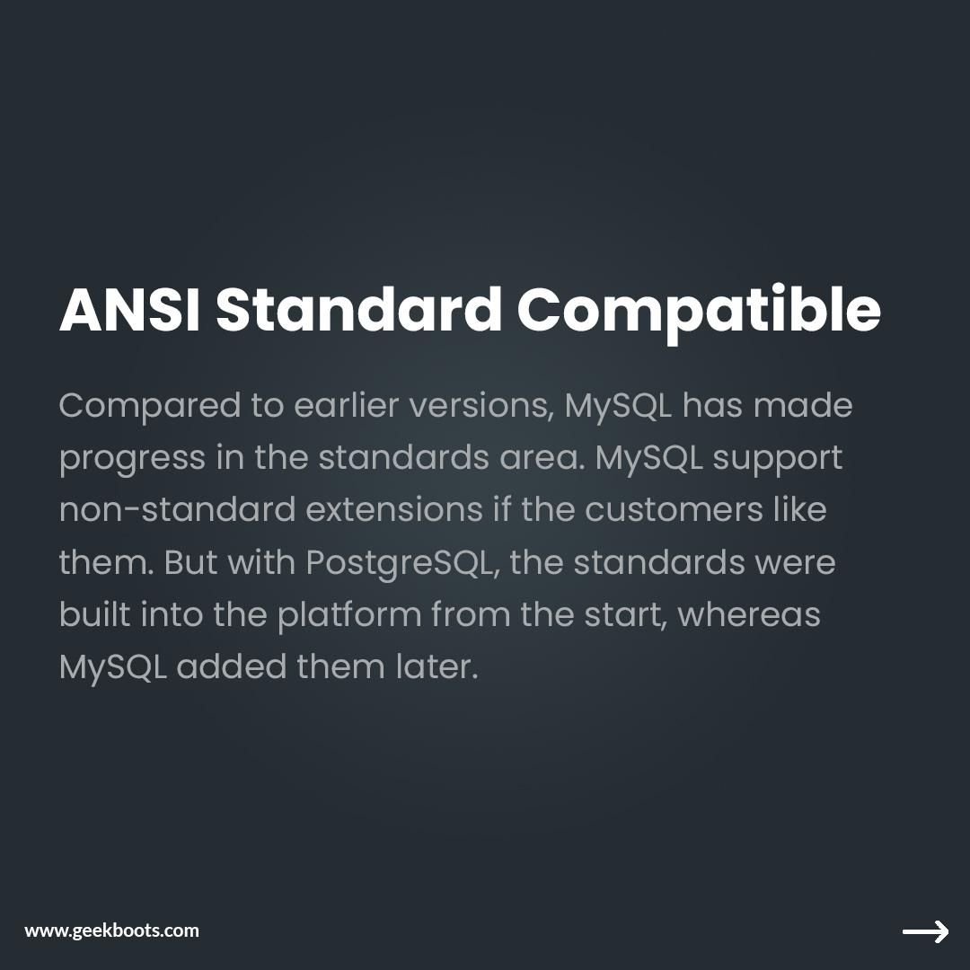 MySQL vs PostgreSQL