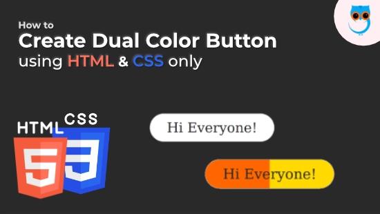 How to Create a Dual Color Button with CSS Pseudo-Elements for CSS