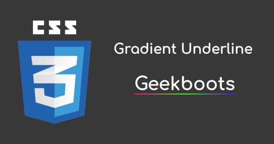 Gradient Underline for CSS