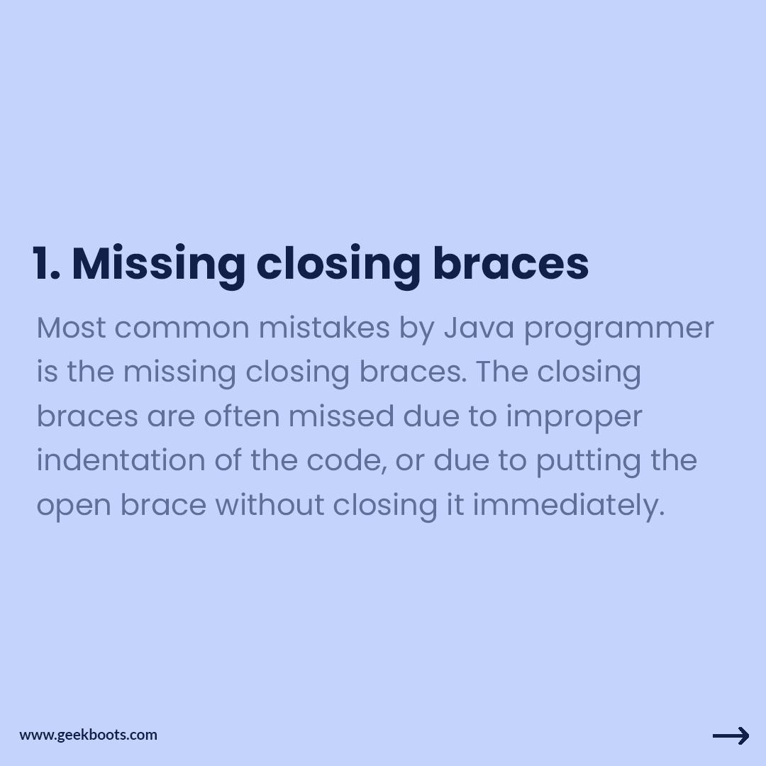 9 most common mistakes by Java programmers