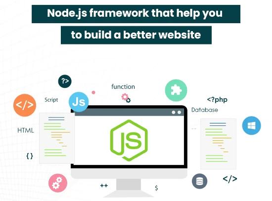 Node.js framework that help you to build a better website