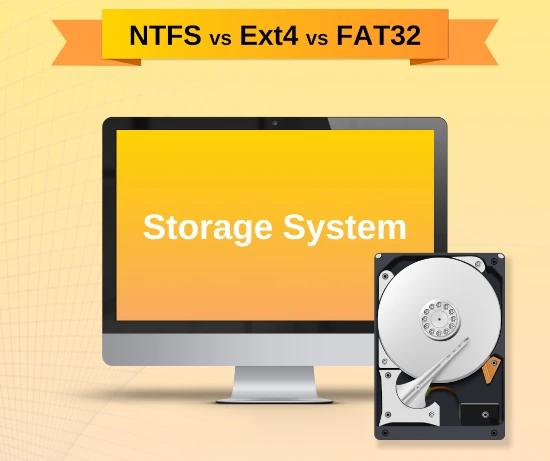 NTFS vs Ext4 vs FAT32