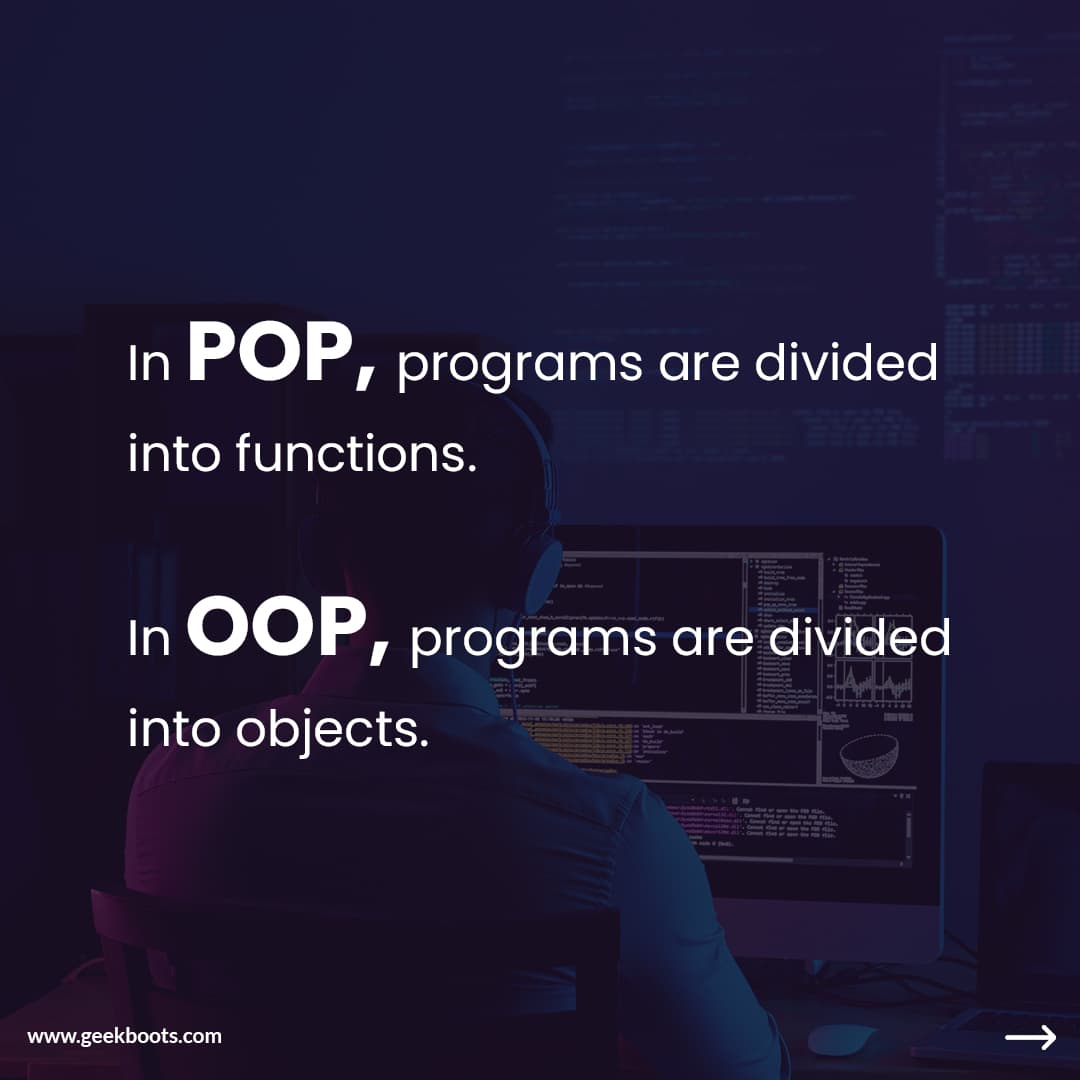 Object Oriented programming vs Procedure oriented programming - Image 2 of 4