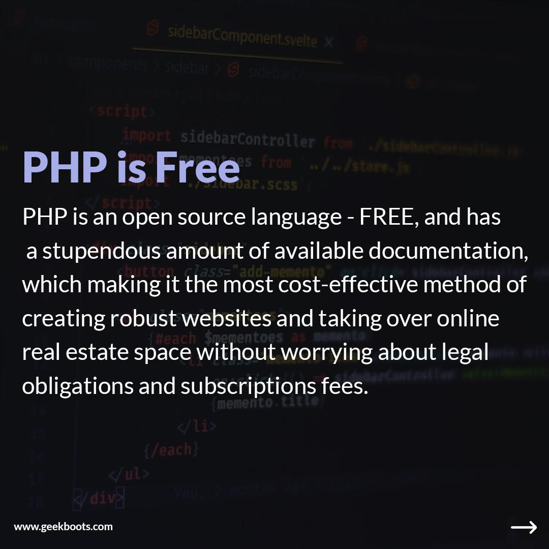 10 reason behind huge popularity of PHP in Web development