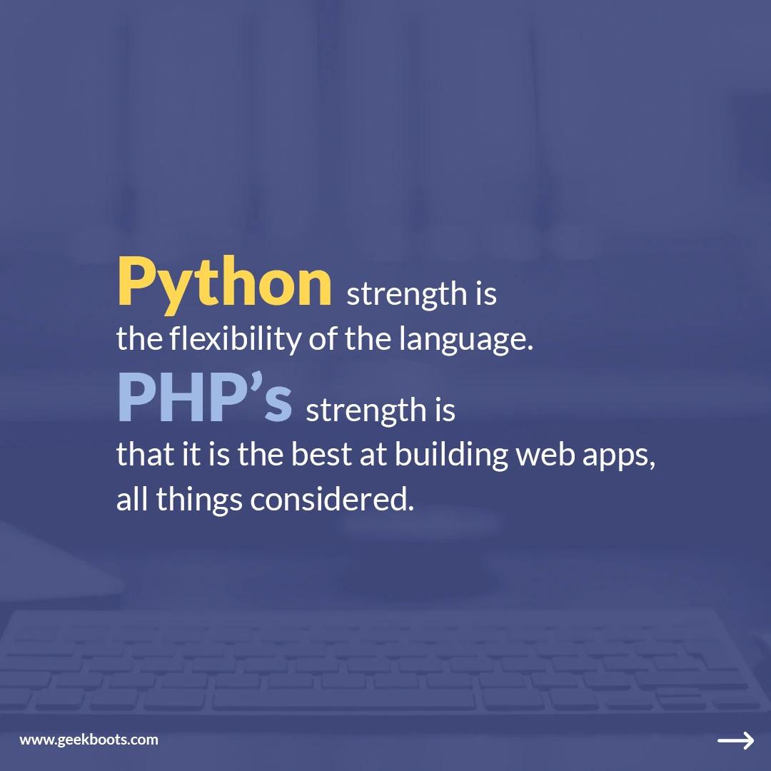 Python vs PHP for web development