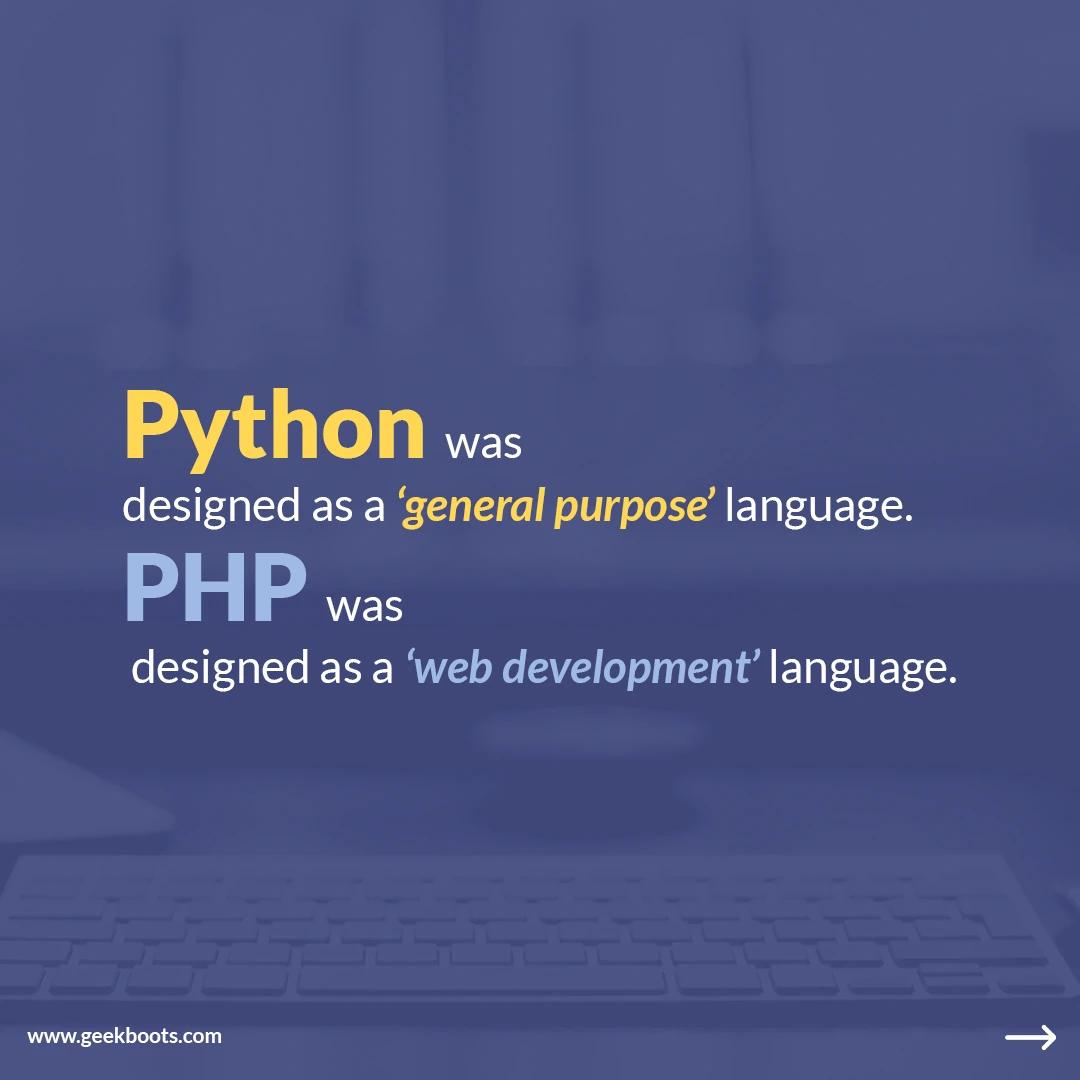 Python vs PHP for web development