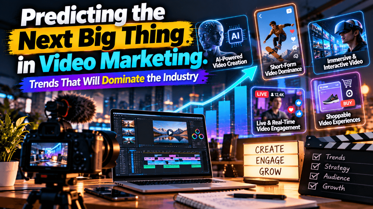 Predicting the Next Big Thing in Video Marketing: Trends That Will Dominate the Industry