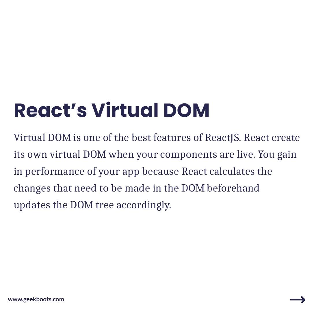 ReactJS and it’s usability