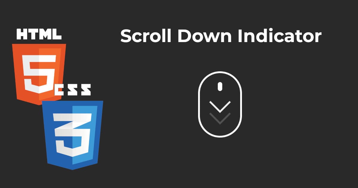 Scroll Down Indicator