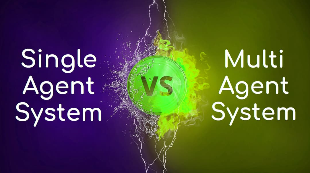 Single agent vs multi agent system in AI | Geekboots