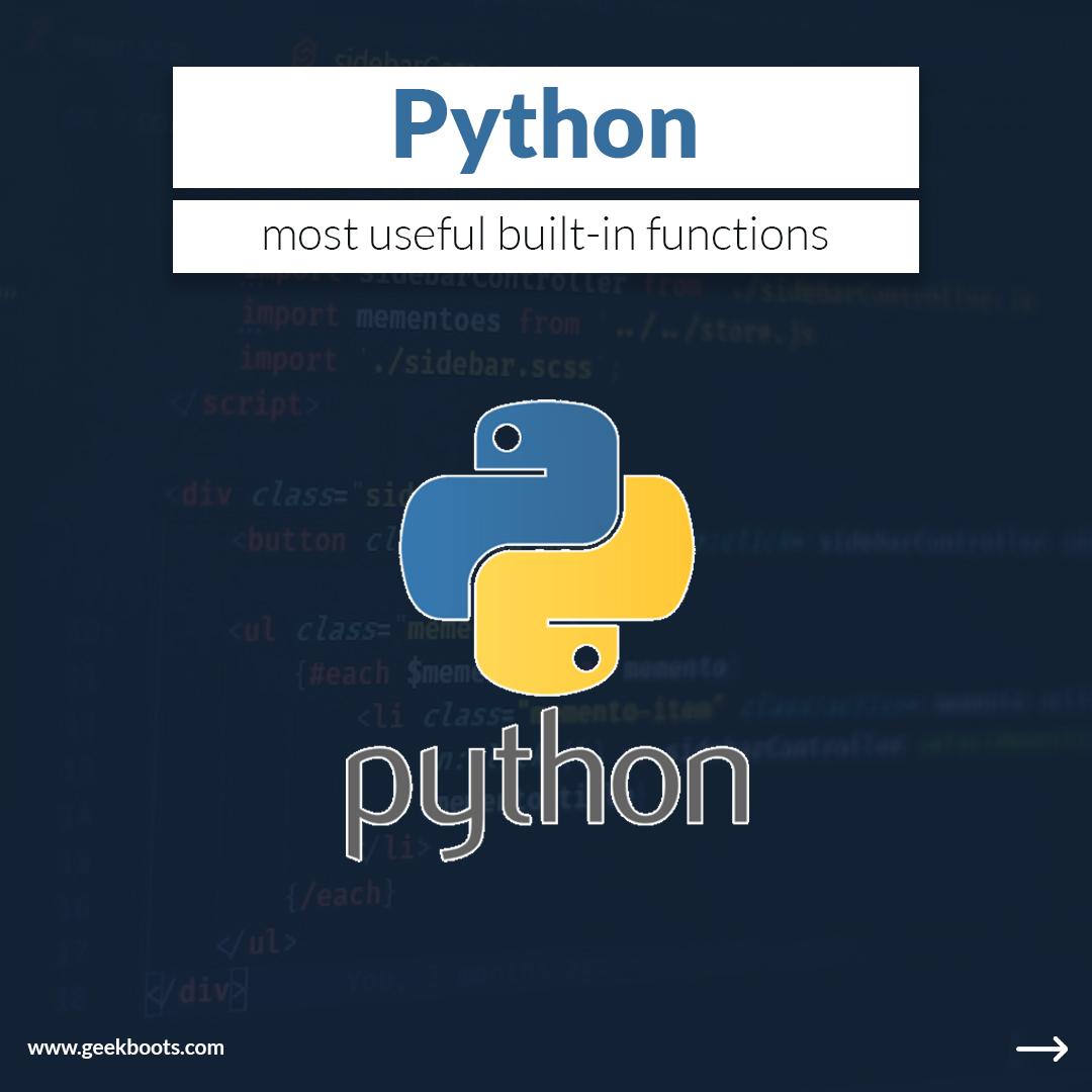 10 most useful built-in functions on Python