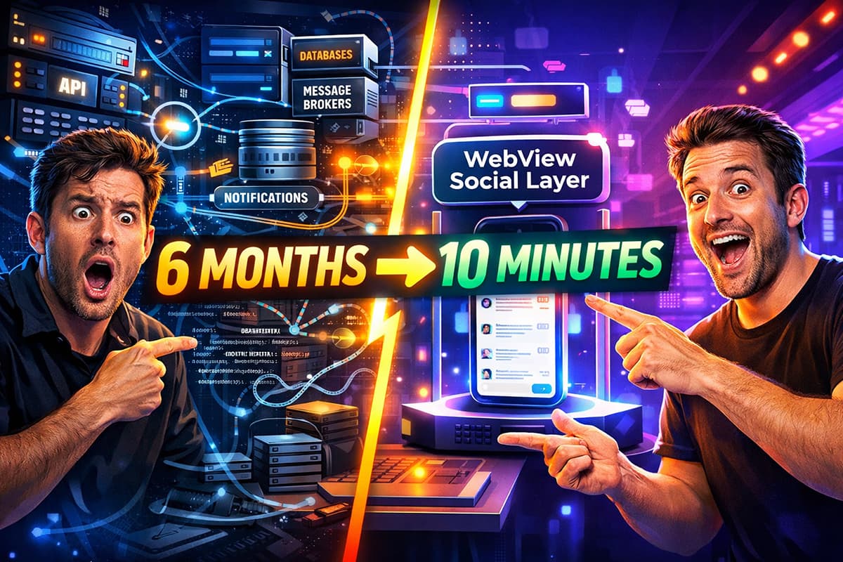Don’t Build a Chat from Scratch: How WebView-Based Social Layers Save Months of Development