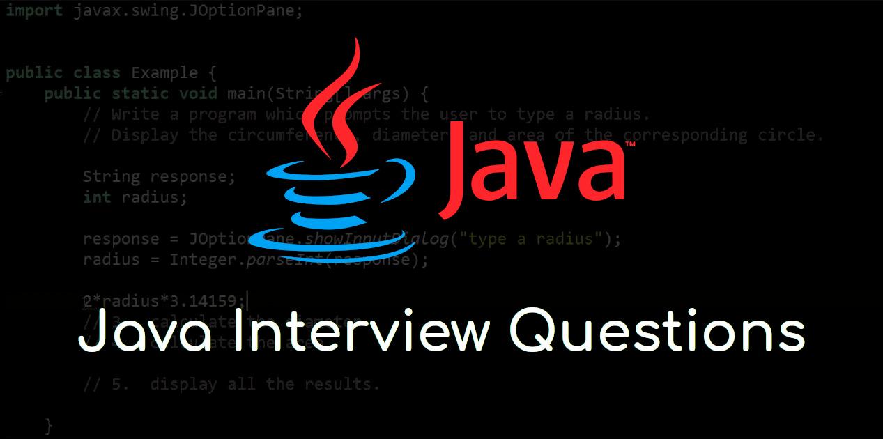 Java interview questions