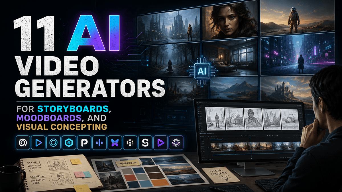 11 AI Video Generators for Storyboards, Moodboards, and Visual Concepting