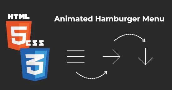 Animated Hamburger Menu for CSS