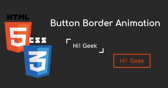 Animated Button Border for CSS