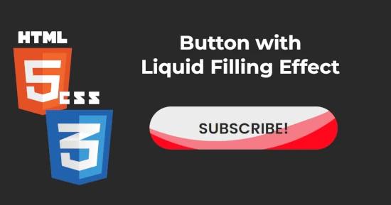Button with Liquid Filling Effect for CSS
