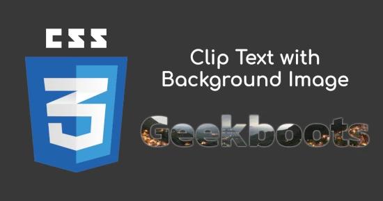 Clip Text with Background Image for CSS