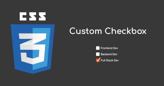 Custom Checkbox for CSS