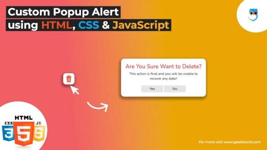 Custom Popup Alert for CSS