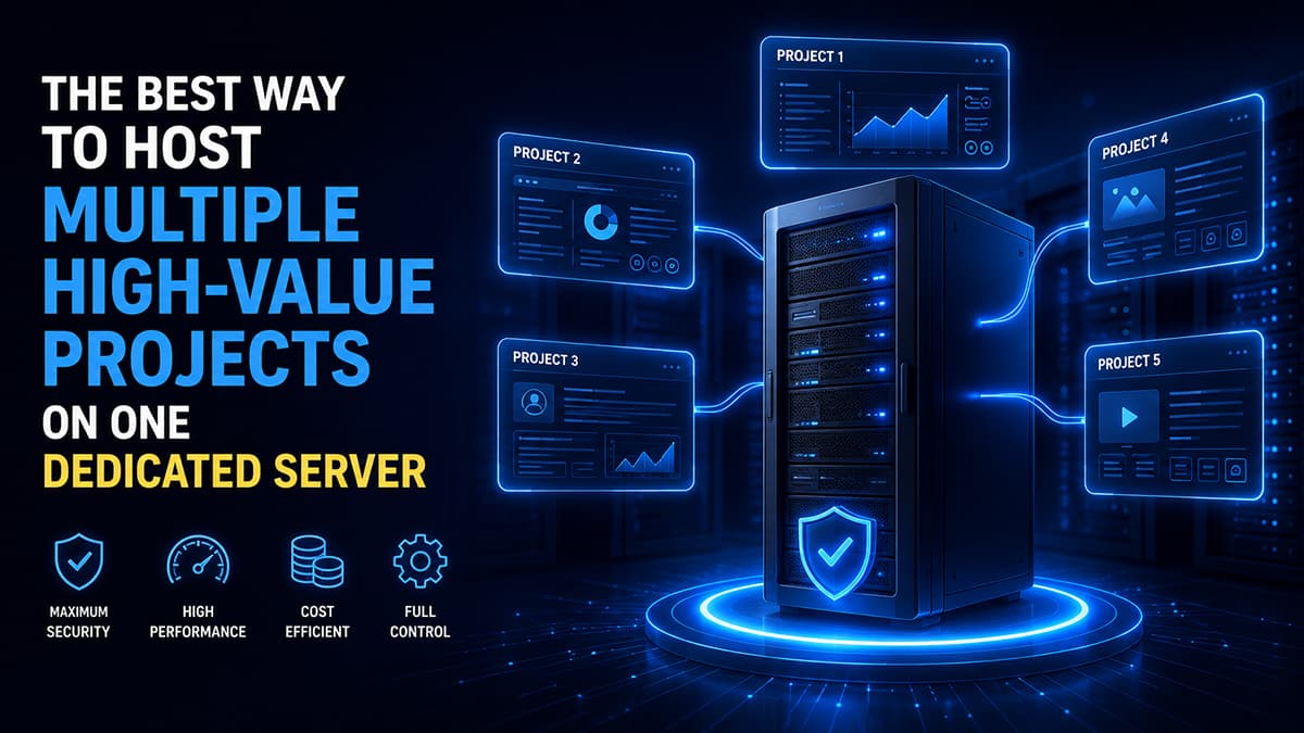 The Best Way to Host Multiple High-Value Projects on One Dedicated Server