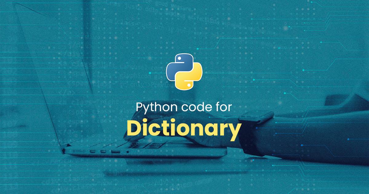 Dictionary for Python Programming