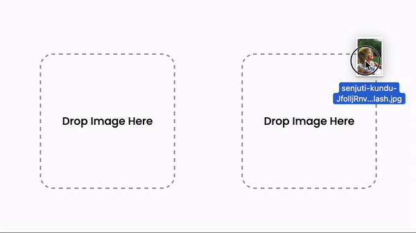 Drag & Drop Functionality for ImagesWorking Sample0