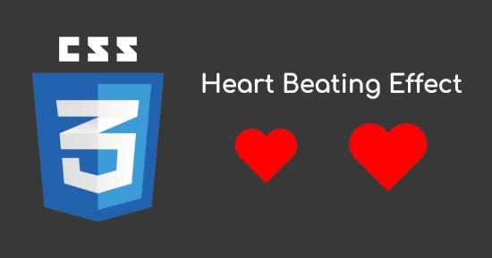 Heart Beating Effect for CSS