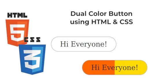 Dual Color Button for CSS