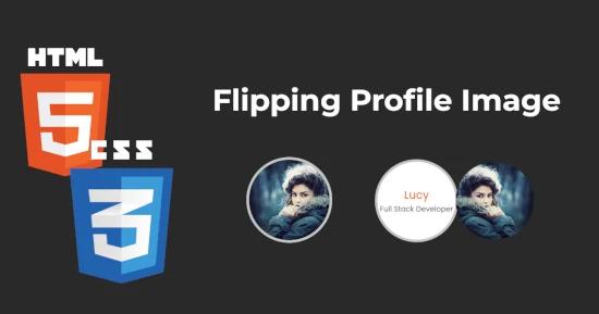 Flipping Profile Image for CSS
