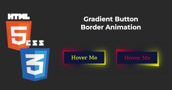 Gradient Border Animtion for CSS