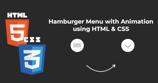Hamburger Menu for CSS