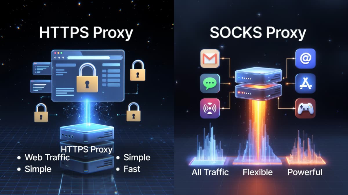 HTTPS vs SOCKS Proxies: Which one is right for your needs?