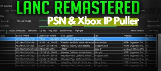 IP Puller Lanc Remastered Free (PSN & Xbox Resolver)
