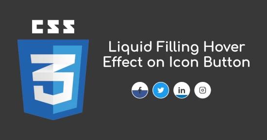 Liquid Filling Effect for CSS