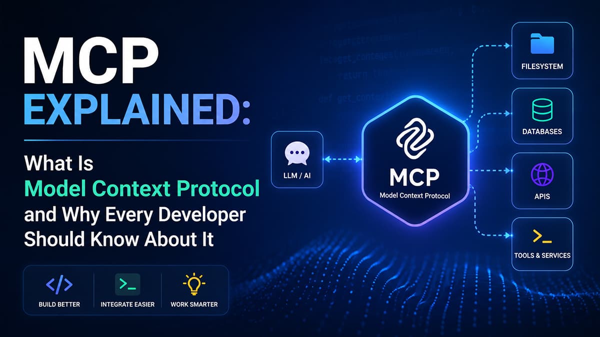 MCP Explained: What Is Model Context Protocol and Why Every Developer Should Know About It