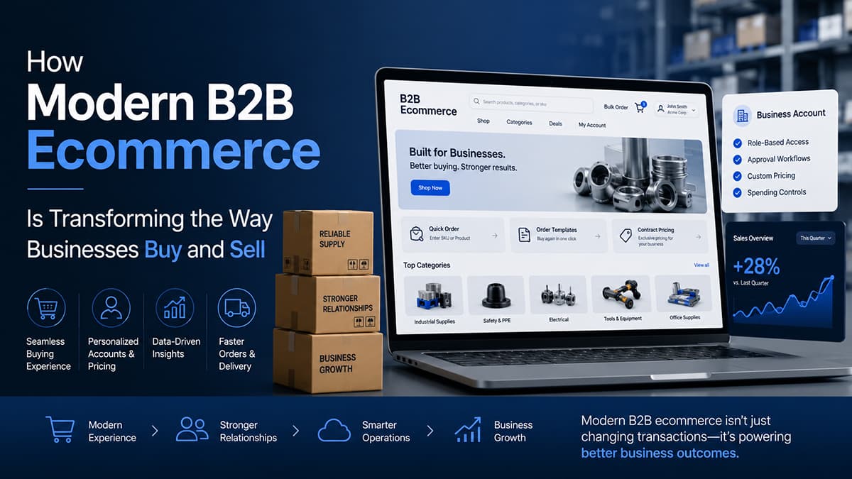 How Modern B2B Ecommerce Is Transforming the Way Businesses Buy and Sell
