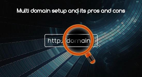 Multi domain setup and its pros and cons
