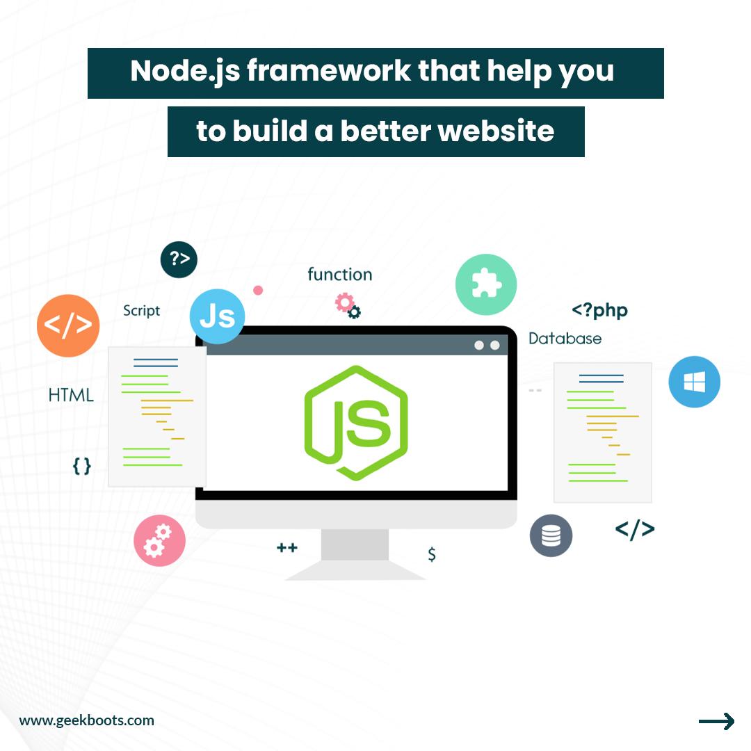 Node.js framework that help you to build a better website