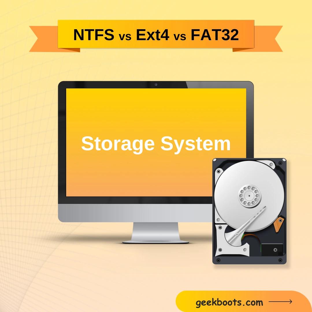 NTFS vs Ext4 vs FAT32