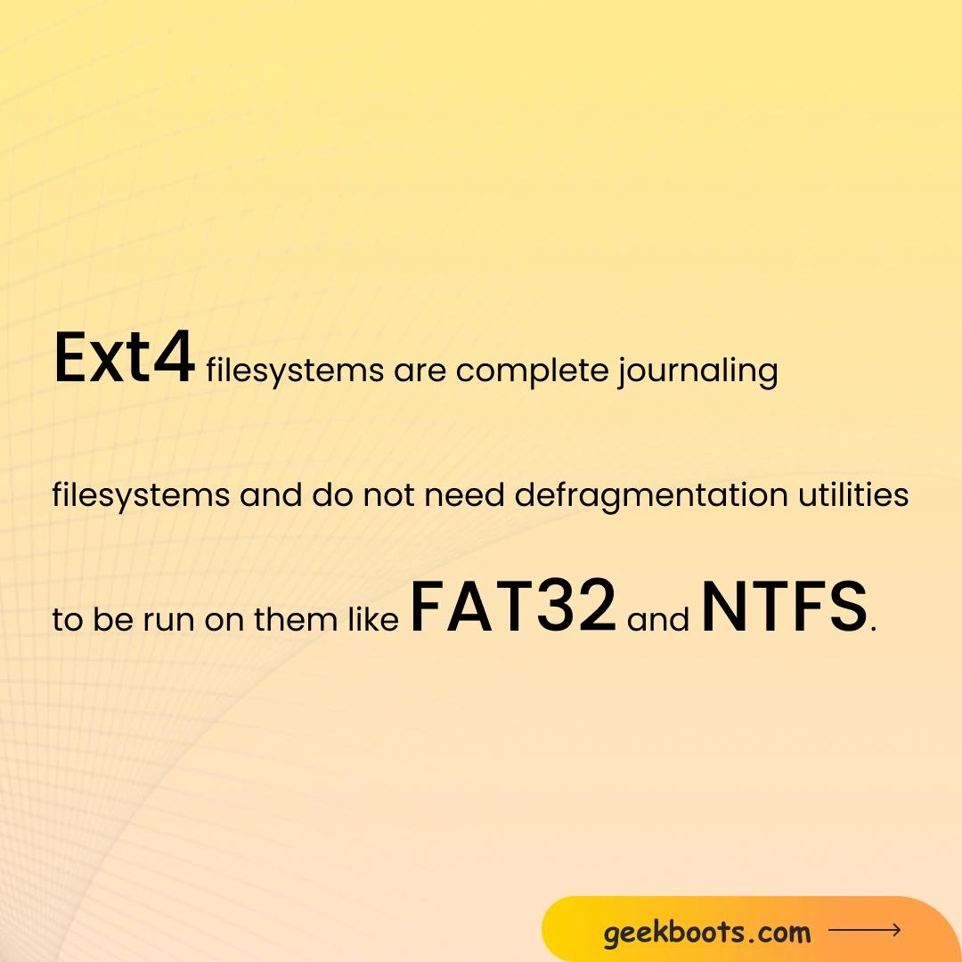 NTFS vs Ext4 vs FAT32