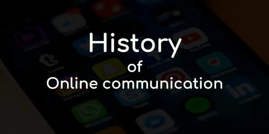 History of online communication