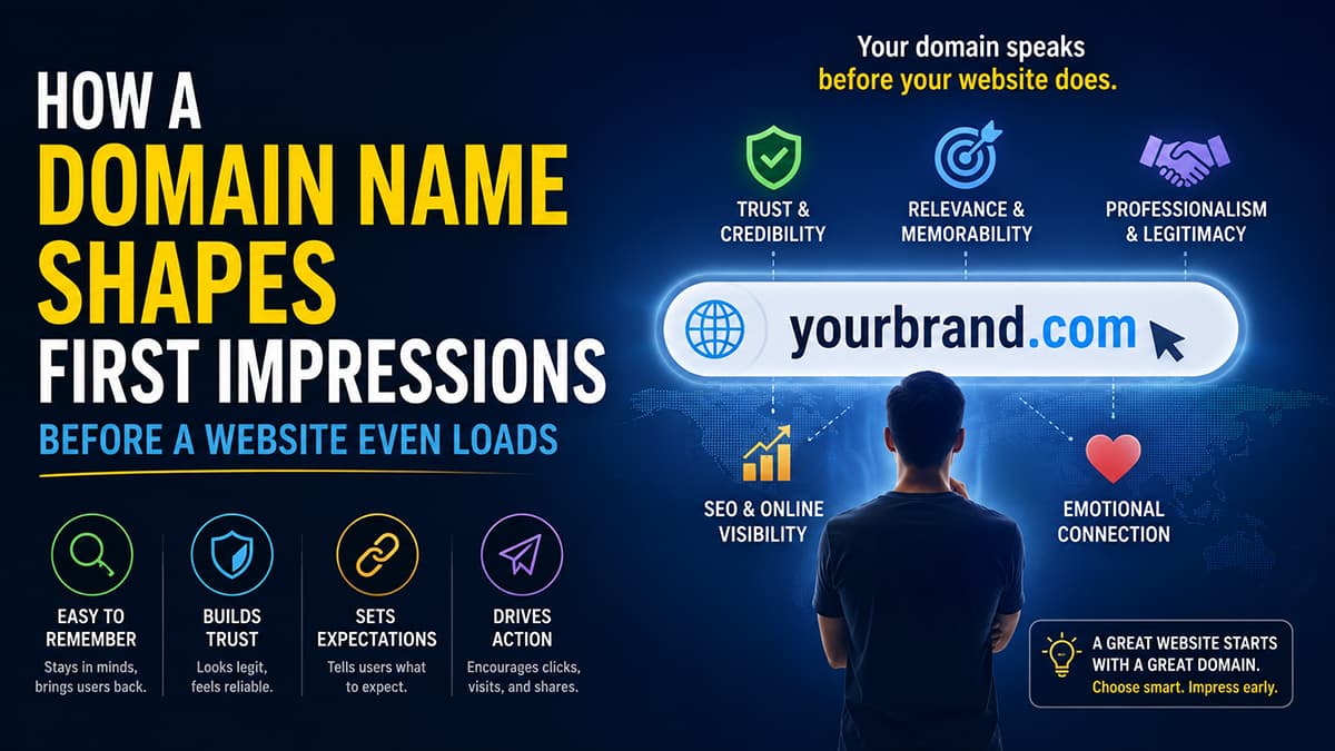 How a Domain Name Shapes First Impressions Before a Website Even Loads