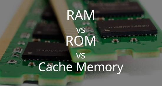 RAM vs ROM vs Cache Memory