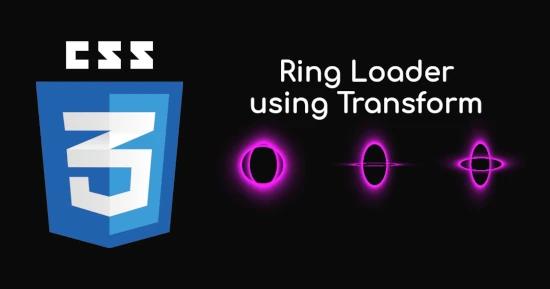 Ring Loader for CSS