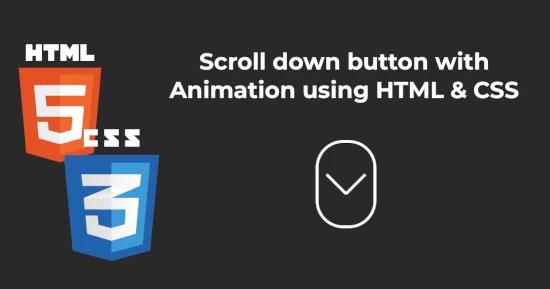 Scroll Down Button for CSS