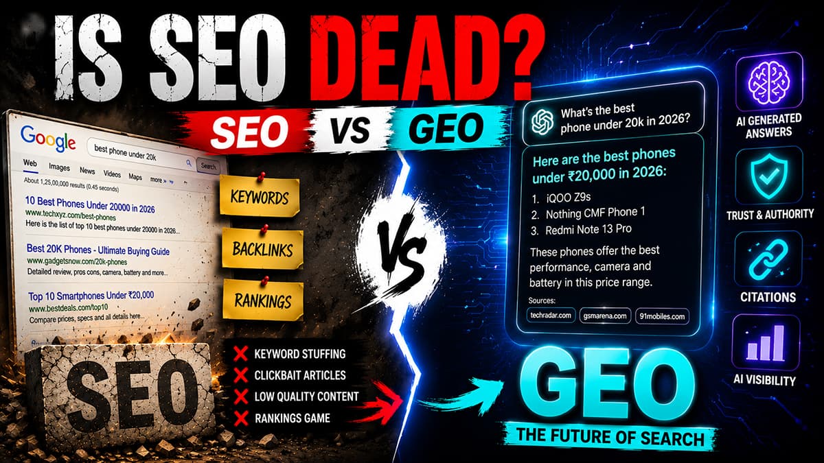 Is SEO Dead? Welcome to the Era of GEO (Generative Engine Optimization)
