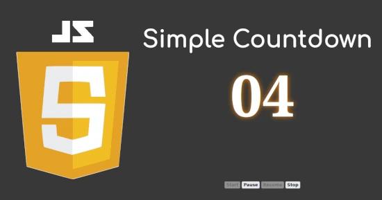 Simple Countdown for JavaScript